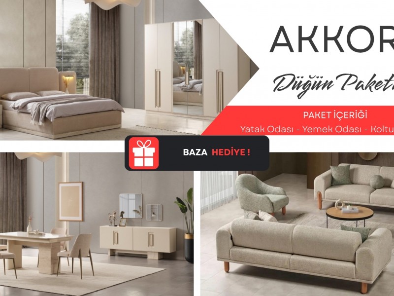 Akkor · Düğün Paketi %100 MDF