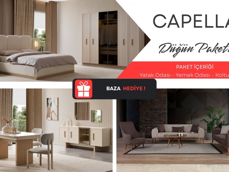 Capella · Düğün Paketi %100 MDF