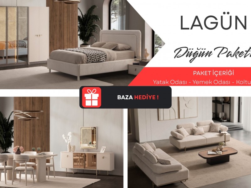 Lagün · Düğün Paketi %100 MDF