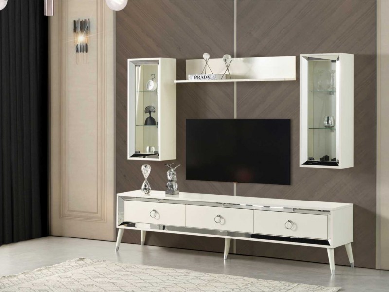 Lotus Gümüş Tv Ünitesi