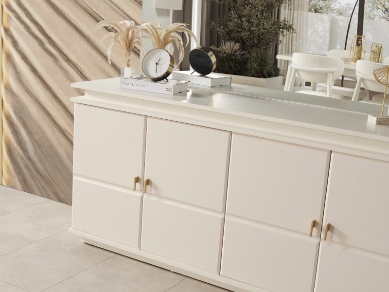 Mitra Yemek Odası (Ön yüzler %100 mdf kasa suntalem malzemeden üretilmiştir)