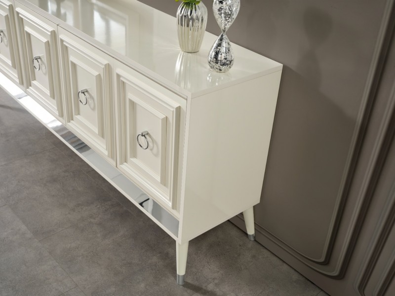 Rose Gümüş Yemek Odası