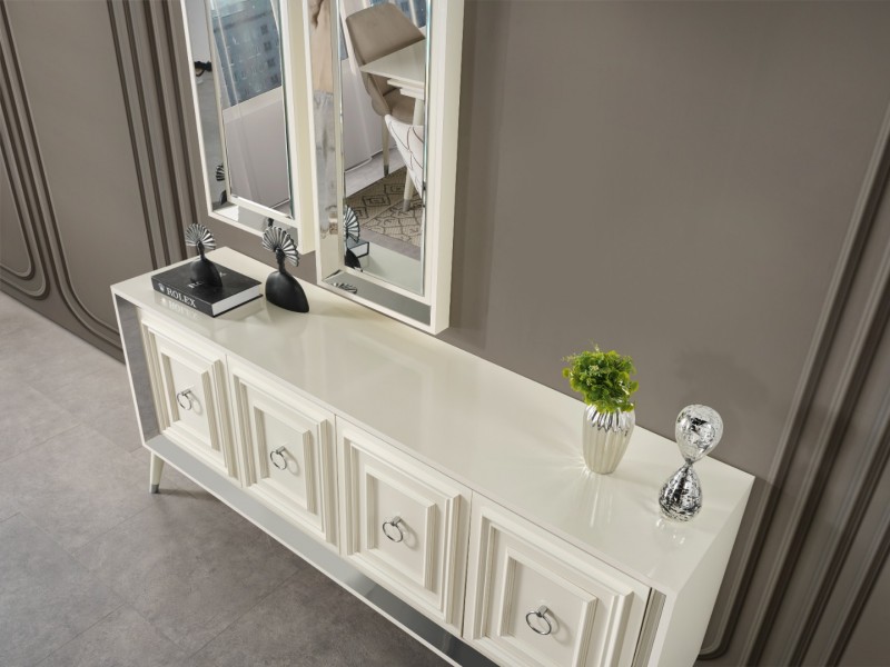 Rose Gümüş Yemek Odası