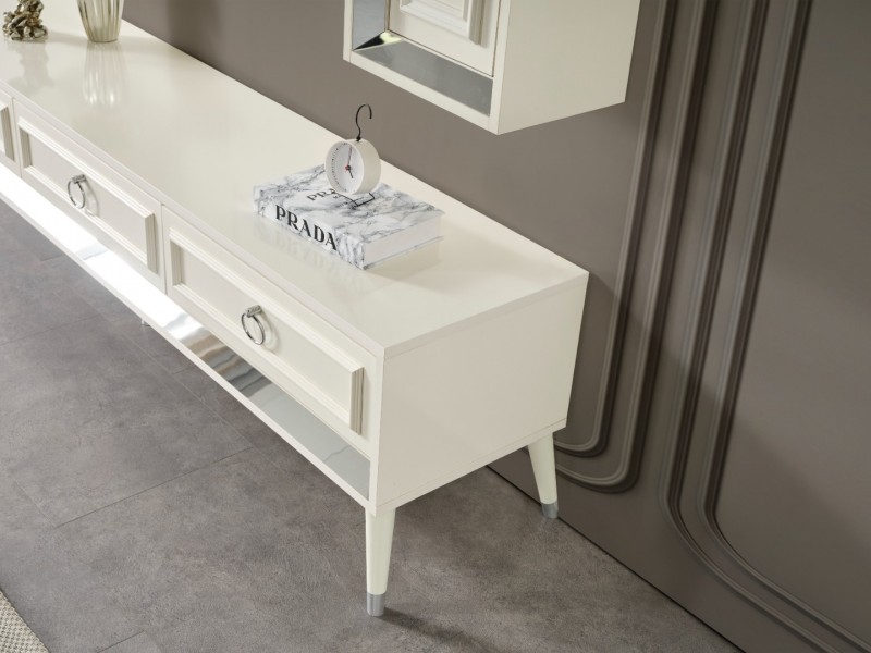 Rose Gümüş Tv Ünitesi