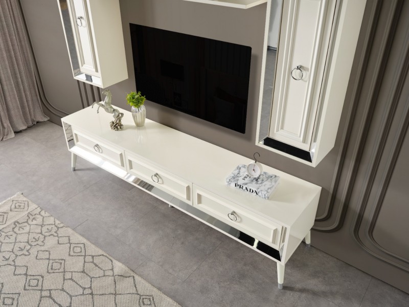 Rose Gümüş Tv Ünitesi