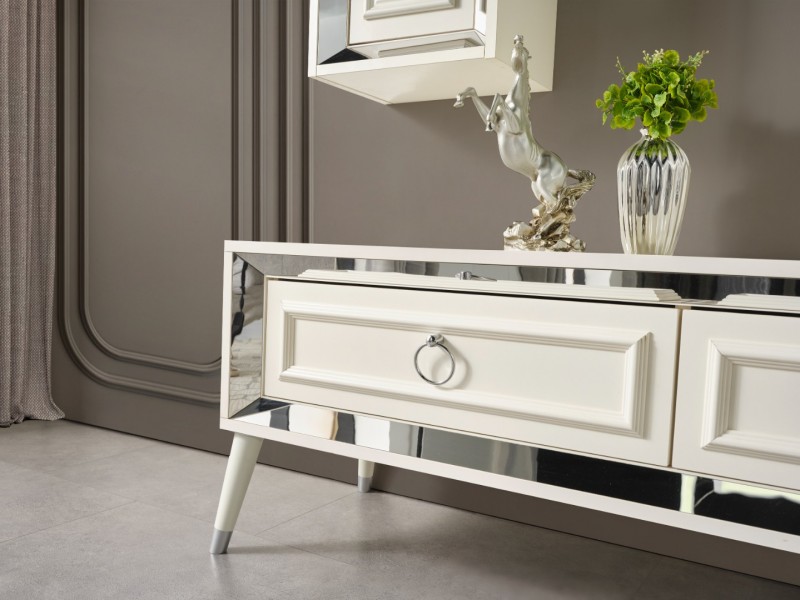 Rose Gümüş Tv Ünitesi