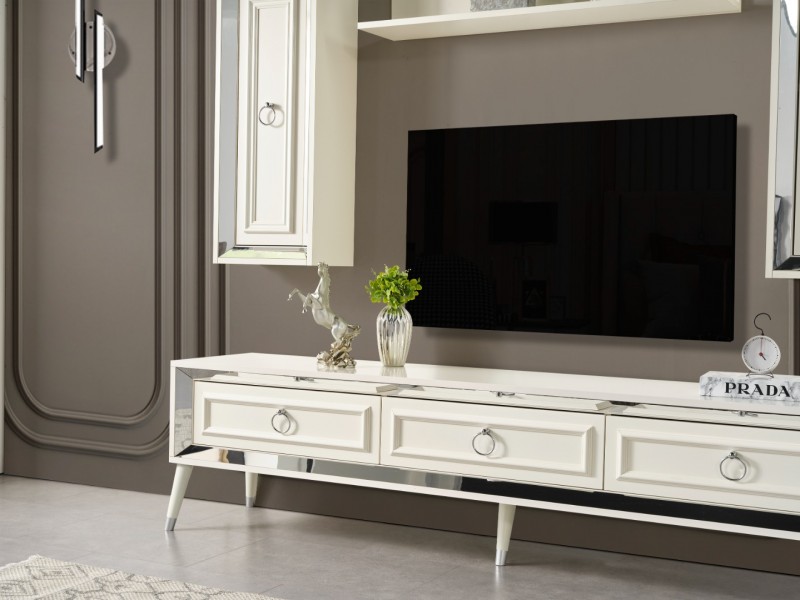 Rose Gümüş Tv Ünitesi