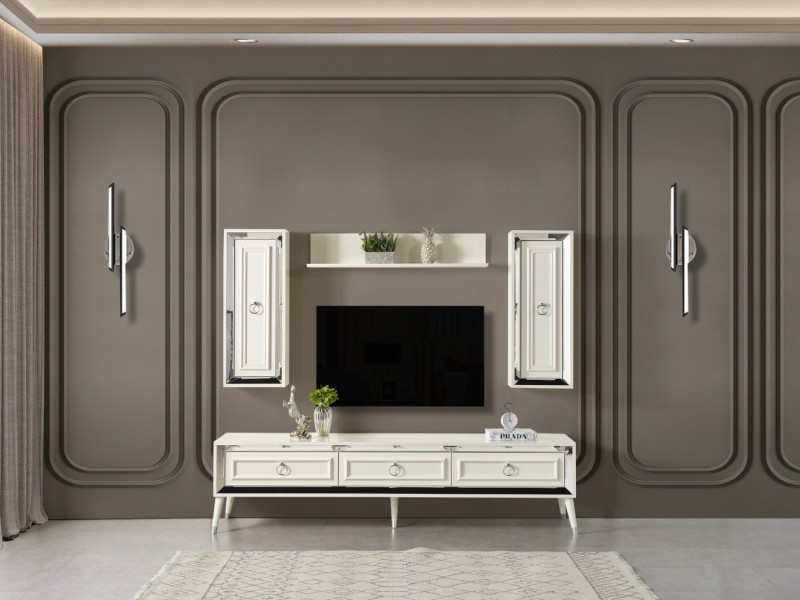 Rose Gümüş Tv Ünitesi