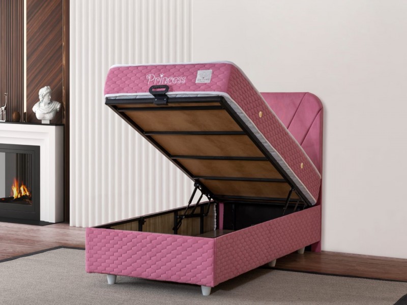 Princess Baza Başlık Tek Kişilik