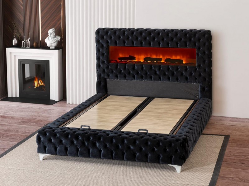 Enerji Şömineli Karyola