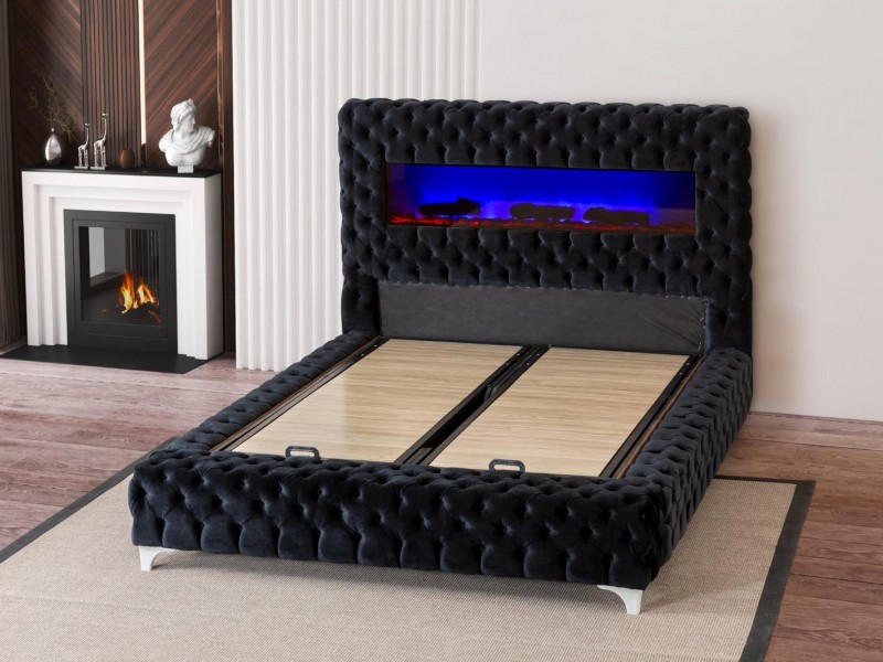 Enerji Şömineli Karyola