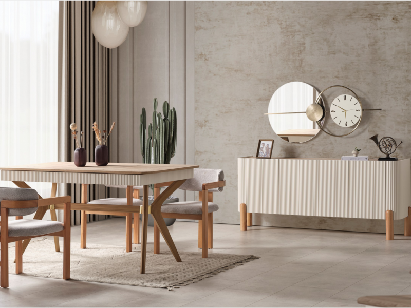 Bomonti Yemek Odası  %100 MDF