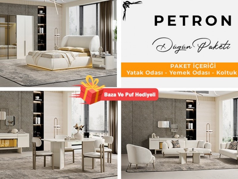 Petron Düğün Paketi Baza ve Puf Hediye