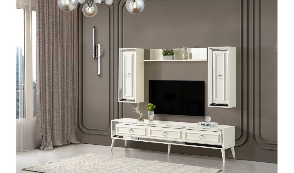 Rose Gümüş Tv Ünitesi