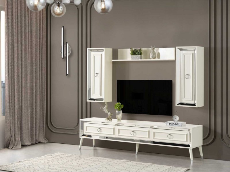 Rose Gümüş Tv Ünitesi