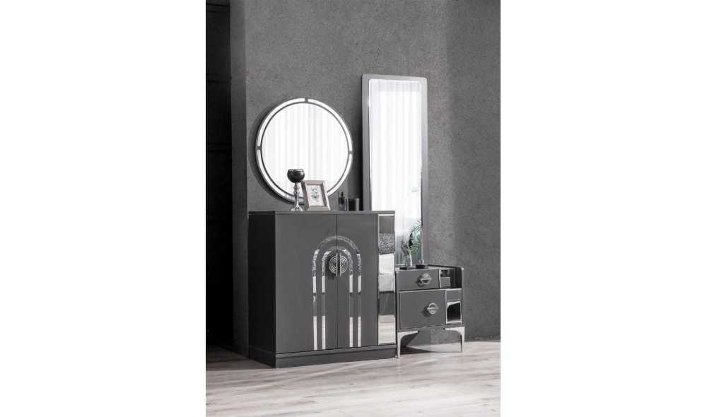 Sıla Antrasit Yatak Odası Takımı