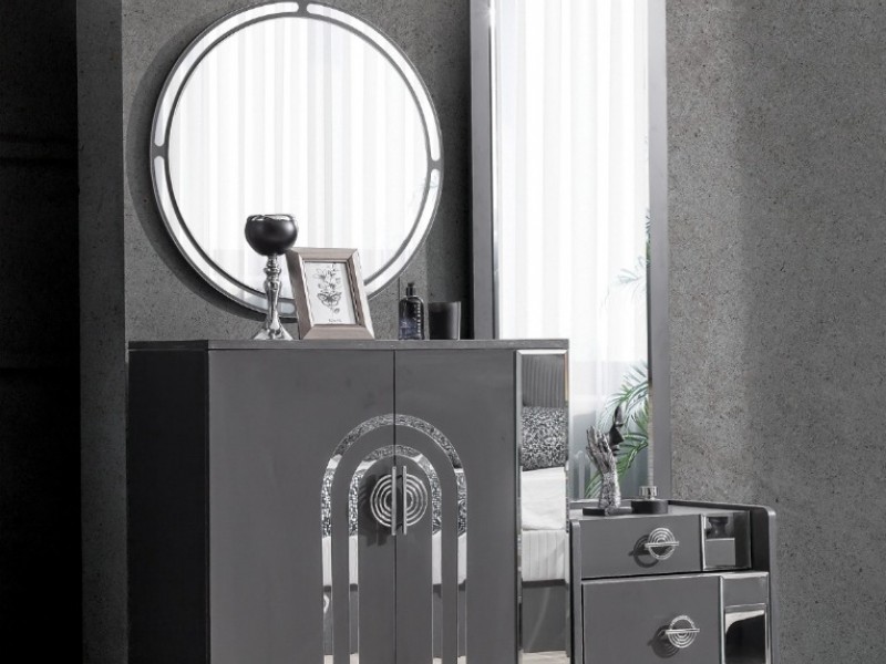 Sıla Antrasit Yatak Odası Takımı