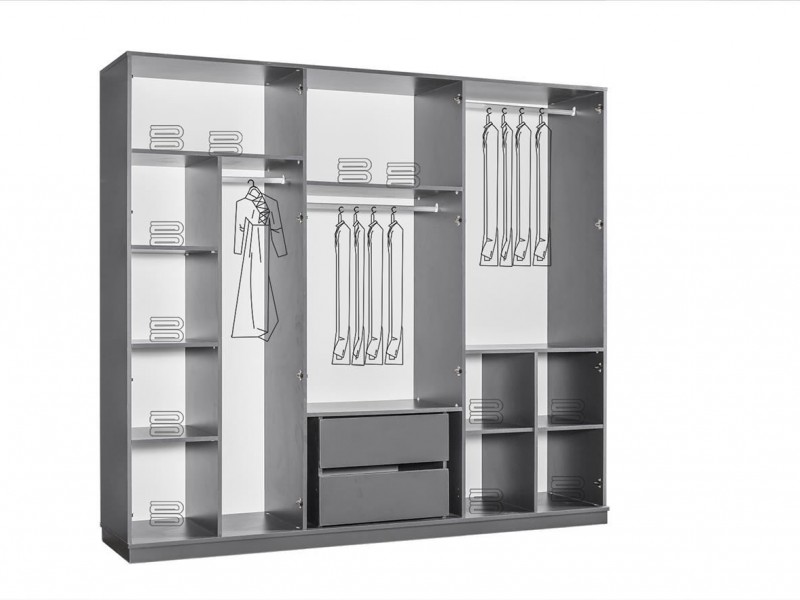 Sıla Antrasit Yatak Odası Takımı