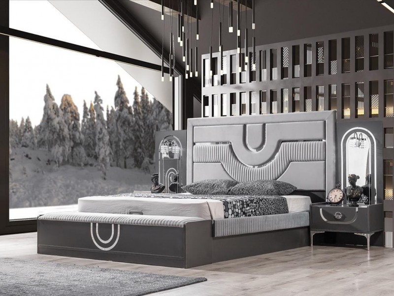 Sıla Antrasit Yatak Odası Takımı