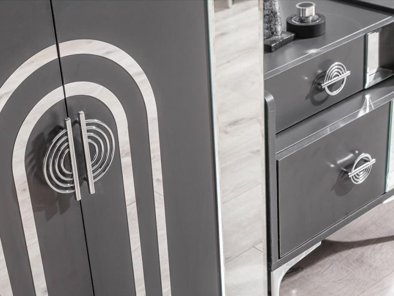 Sıla Antrasit Yatak Odası Takımı