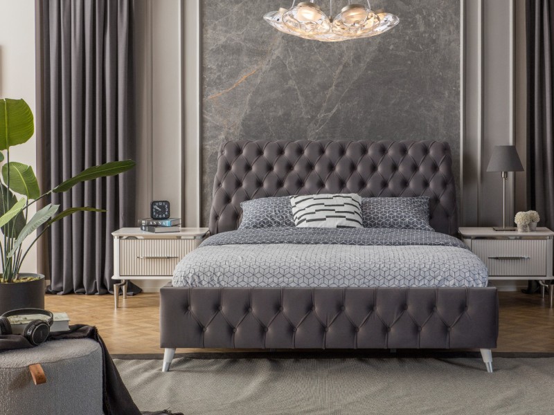 Royal Gümüş Yatak Odası Takımı