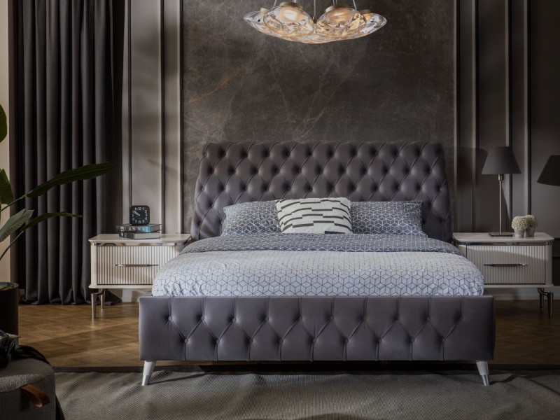 Royal Gümüş Yatak Odası Takımı