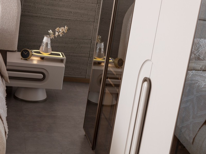 Dolunay Yatak Odası Takımı Yüzeysel MDF