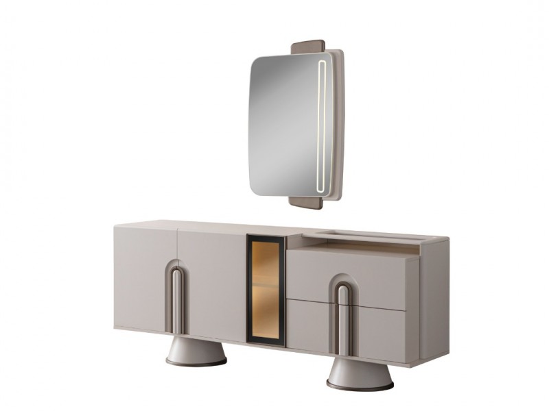 Dolunay Yemek Odası (Yüzler MDF, Kasa Suntalem)