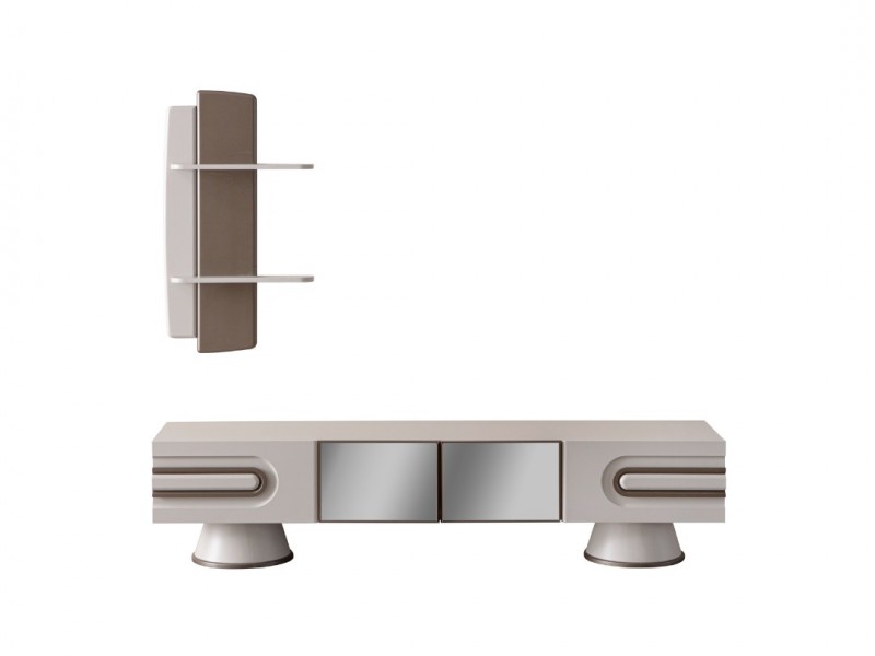 Dolunay Tv Ünitesi (Yüzler MDF, Kasa Suntalem)