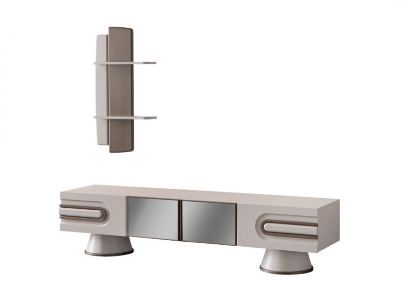 Dolunay Tv Ünitesi (Yüzler MDF, Kasa Suntalem)