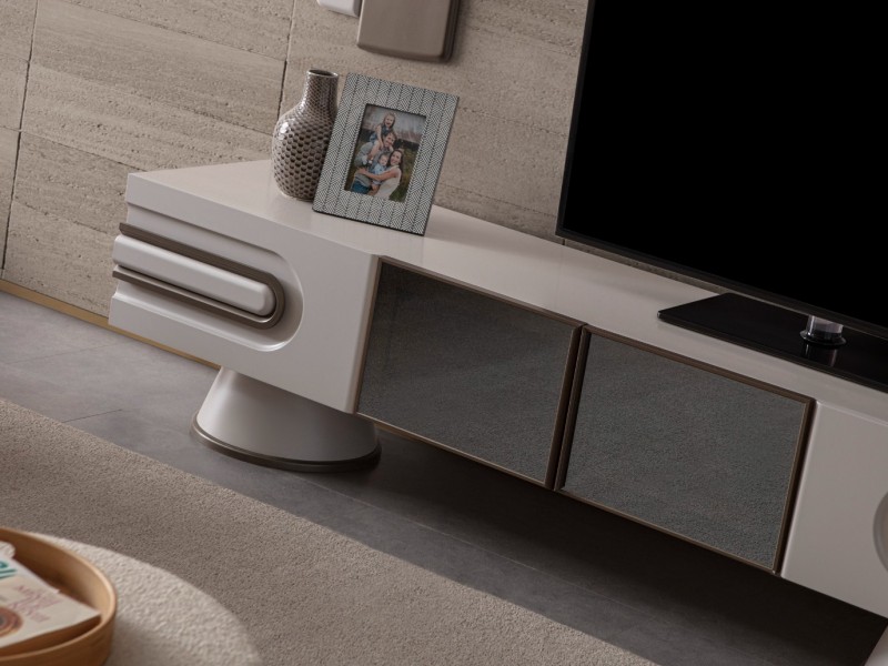 Dolunay Tv Ünitesi (Yüzler MDF, Kasa Suntalem)