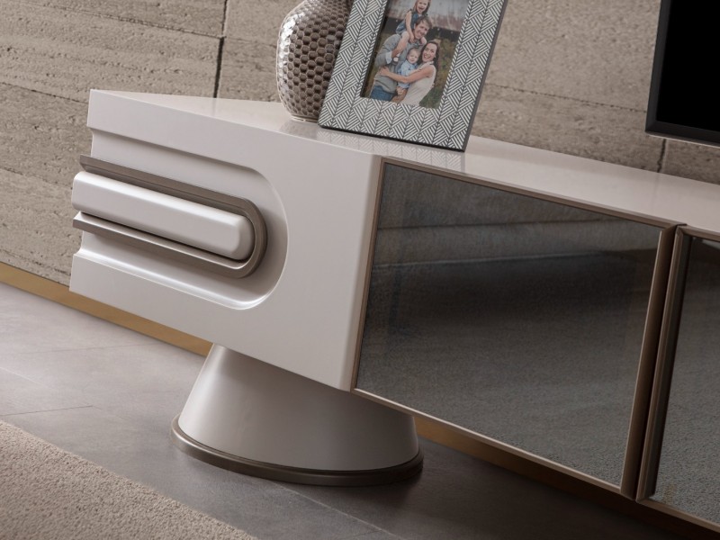 Dolunay Tv Ünitesi (Yüzler MDF, Kasa Suntalem)