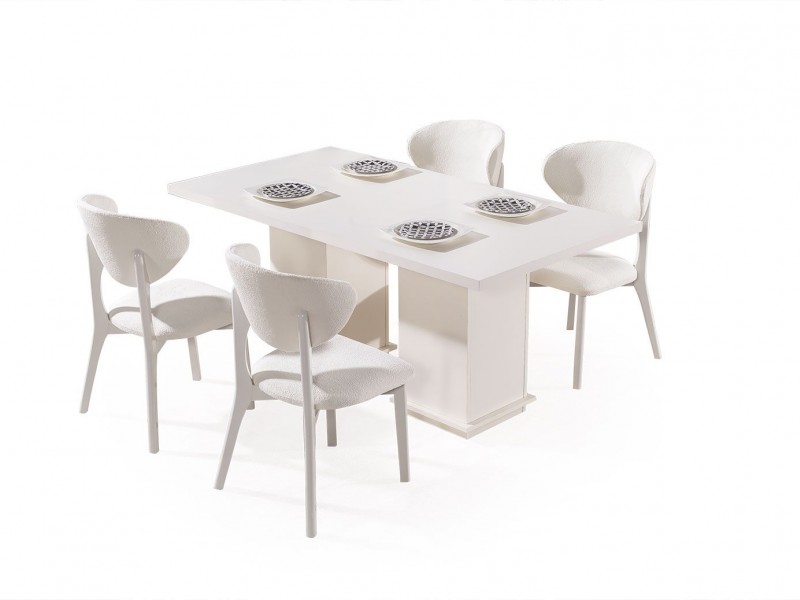 Elegance Yemek Odası (Ön yüzler %100 mdf kasa suntalem malzemeden üretilmiştir)