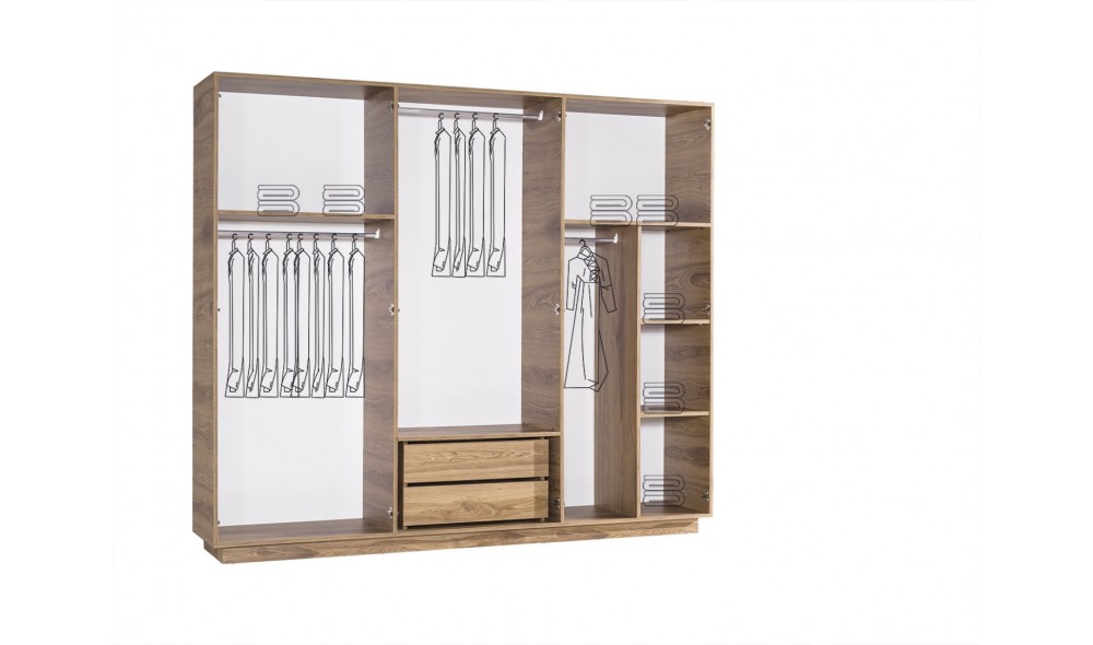 Luna Yatak Odası Takımı Yüzeysel MDF