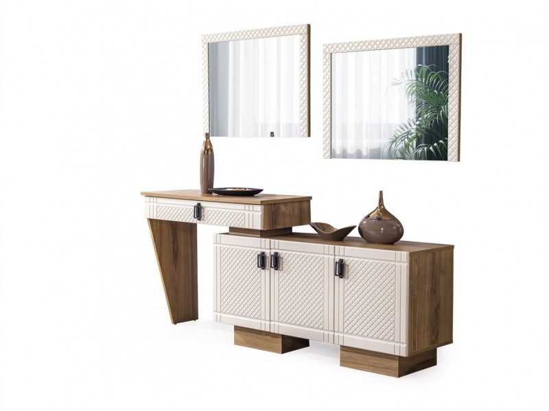 Luna Yemek Odası (Ön yüzler %100 mdf kasa suntalem malzemeden üretilmiştir)