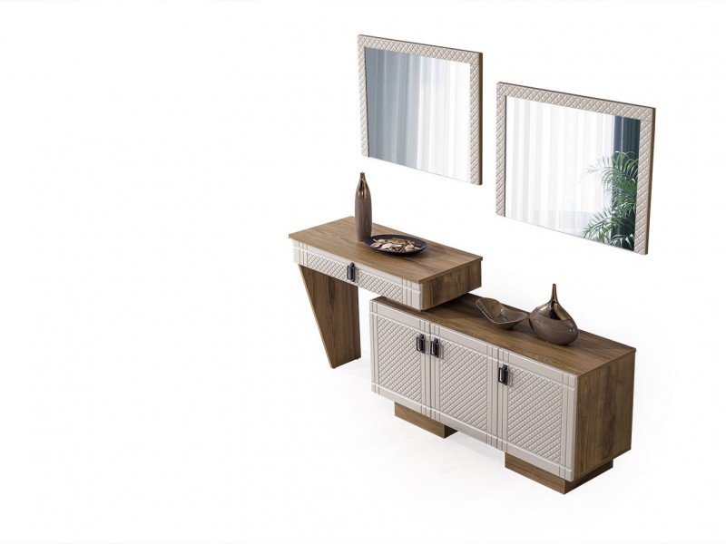 Luna Yemek Odası (Ön yüzler %100 mdf kasa suntalem malzemeden üretilmiştir)