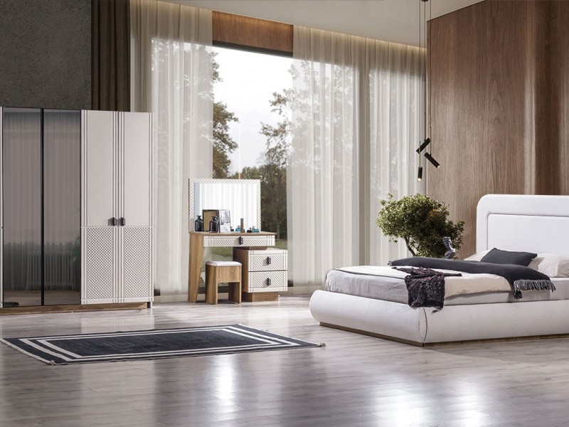 Luna Yatak Odası Takımı Yüzeysel MDF