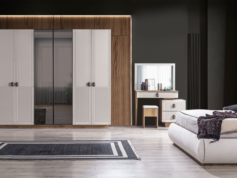 Luna Yatak Odası Takımı Yüzeysel MDF