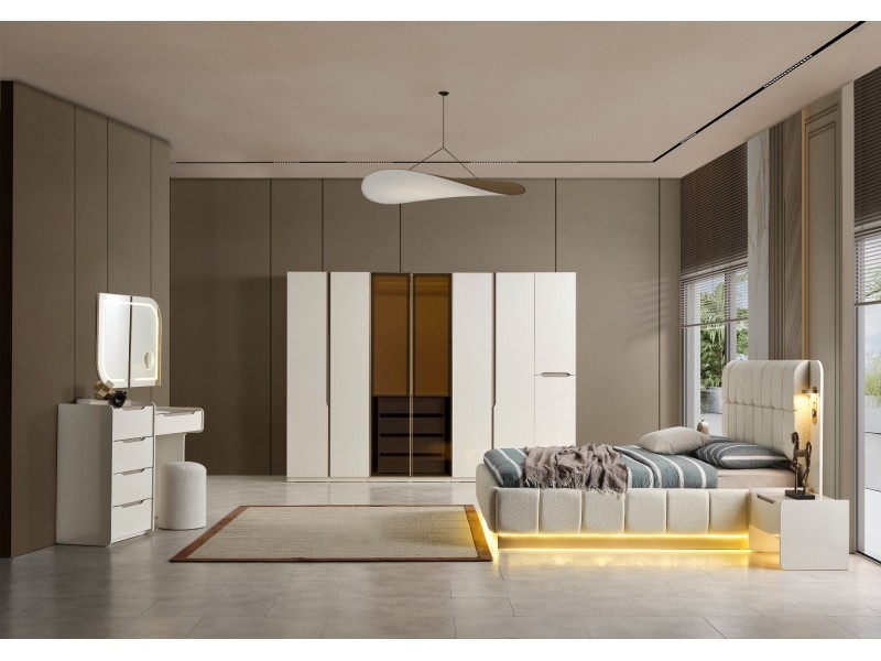 Pera Yatak Odası Takımı Yüzler MDF