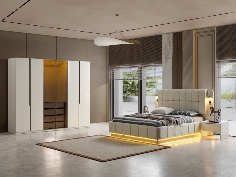 Pera Yatak Odası Takımı Yüzler MDF