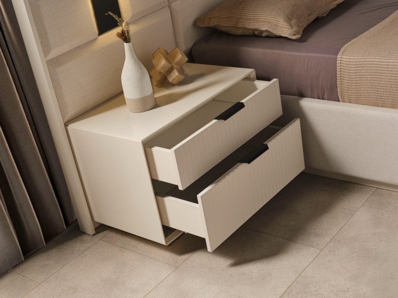 Lotus Köşe Yatak Odası Takımı Yüzeysel MDF