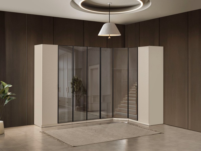 Lotus Köşe Yatak Odası Takımı Yüzeysel MDF