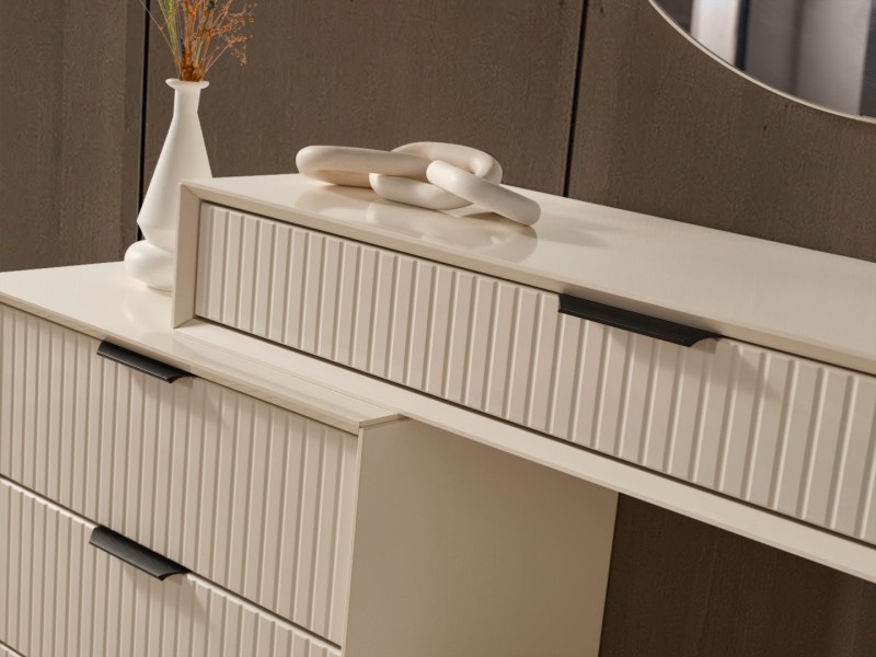 Lotus Yatak Odası Takımı Yüzeysel MDF