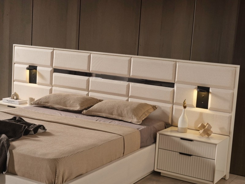 Lotus Köşe Yatak Odası Takımı Yüzeysel MDF