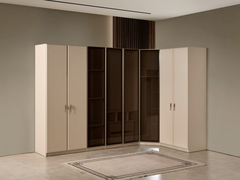 Latte Köşe Yatak Odası Takımı