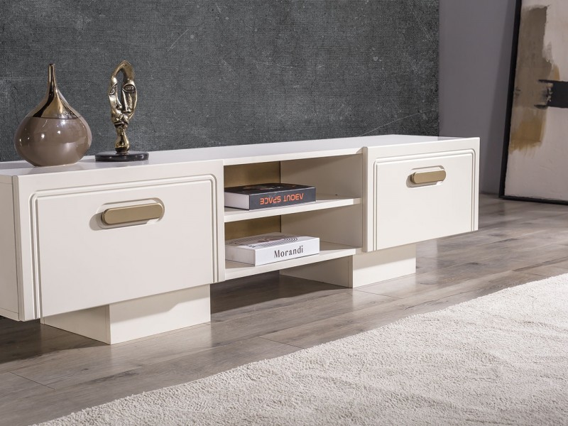 Nova Tv Ünitesi (Ön yüzler %100 mdf kasa suntalem malzemeden üretilmiştir)