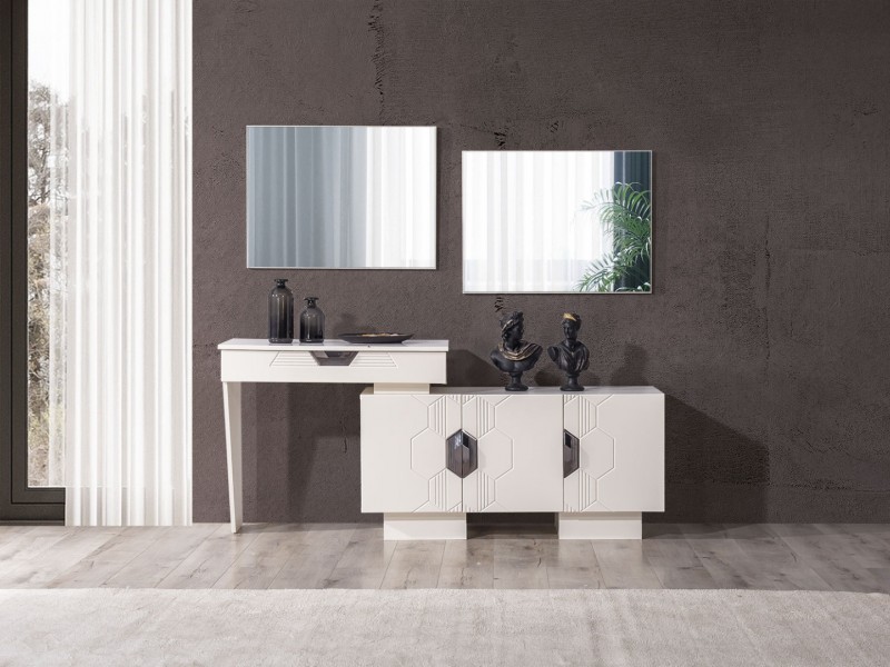 Opal Yemek Odası (Ön yüzler %100 mdf kasa suntalem malzemeden üretilmiştir)