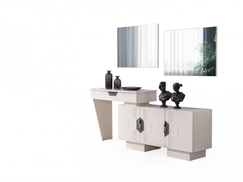 Opal Yemek Odası (Ön yüzler %100 mdf kasa suntalem malzemeden üretilmiştir)