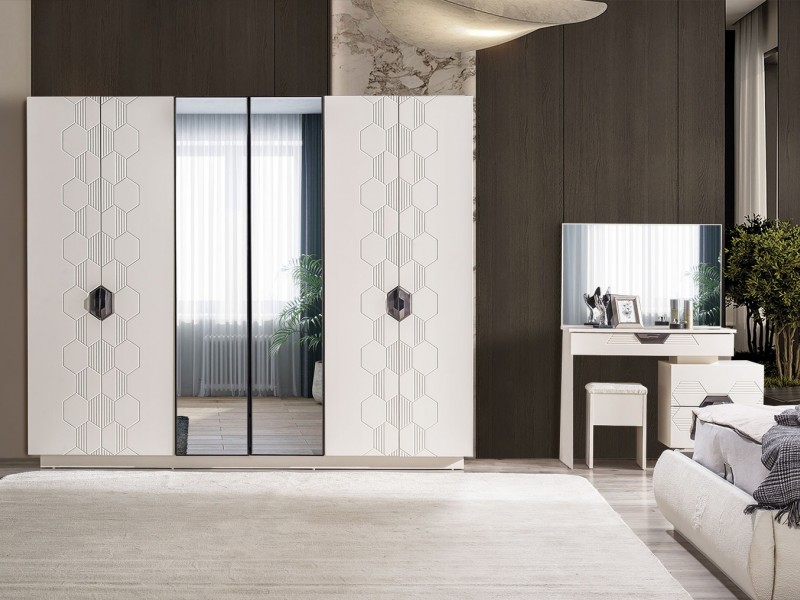 Opal Yatak Odası Takımı Yüzeysel MDF