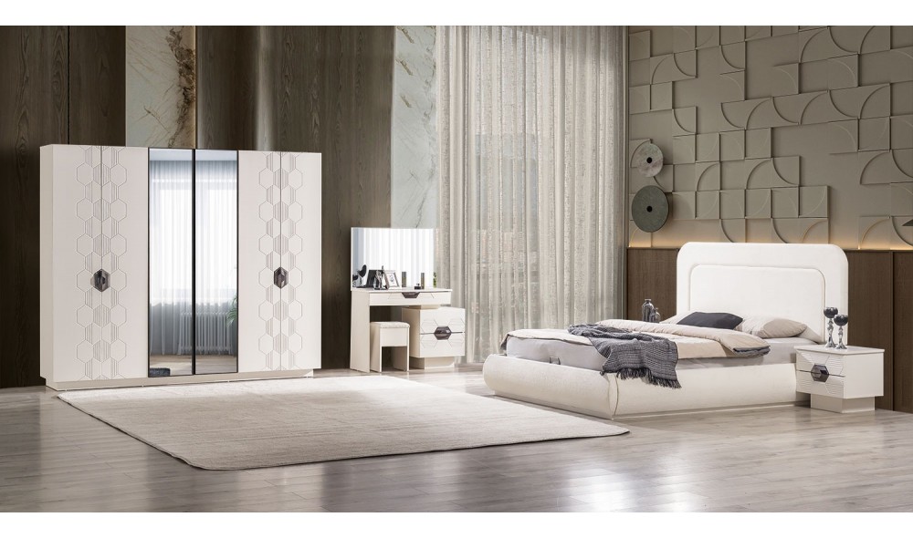 Opal Yatak Odası Takımı Yüzeysel MDF